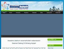 Tablet Screenshot of bintangaqiqah.com